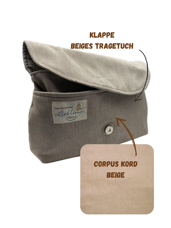 LieblingsTASCHE Kord Beige