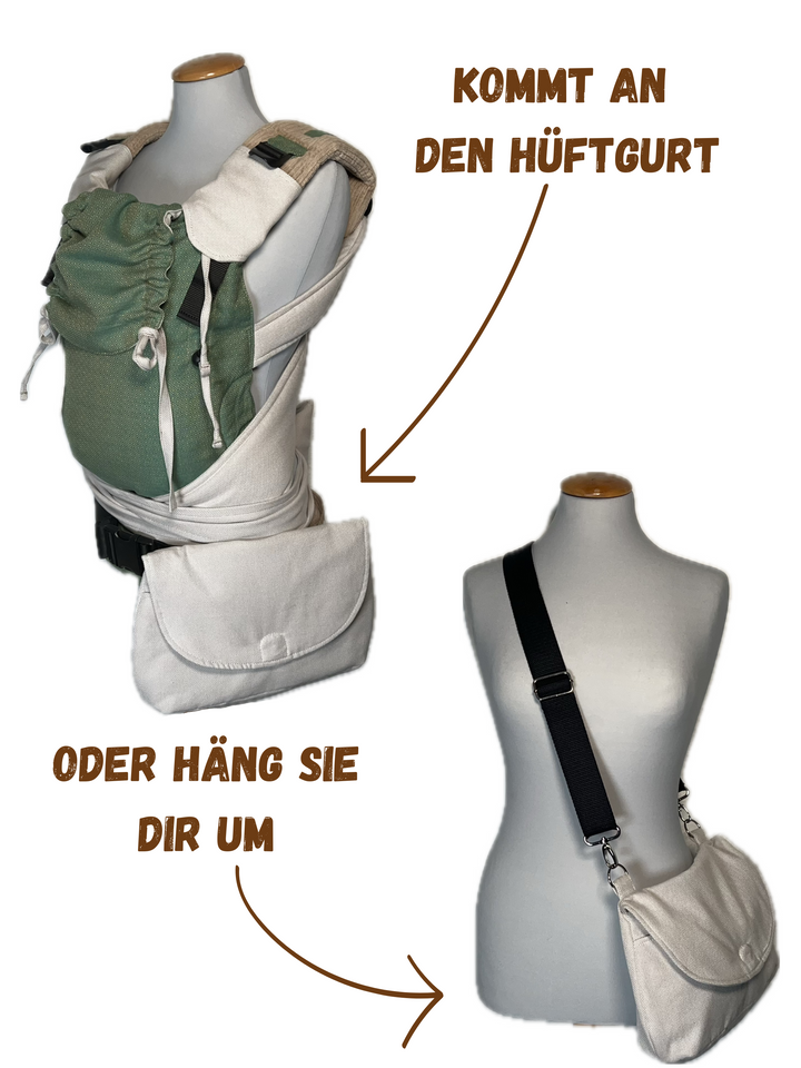 LieblingsTASCHE aus beigen Tragetuch