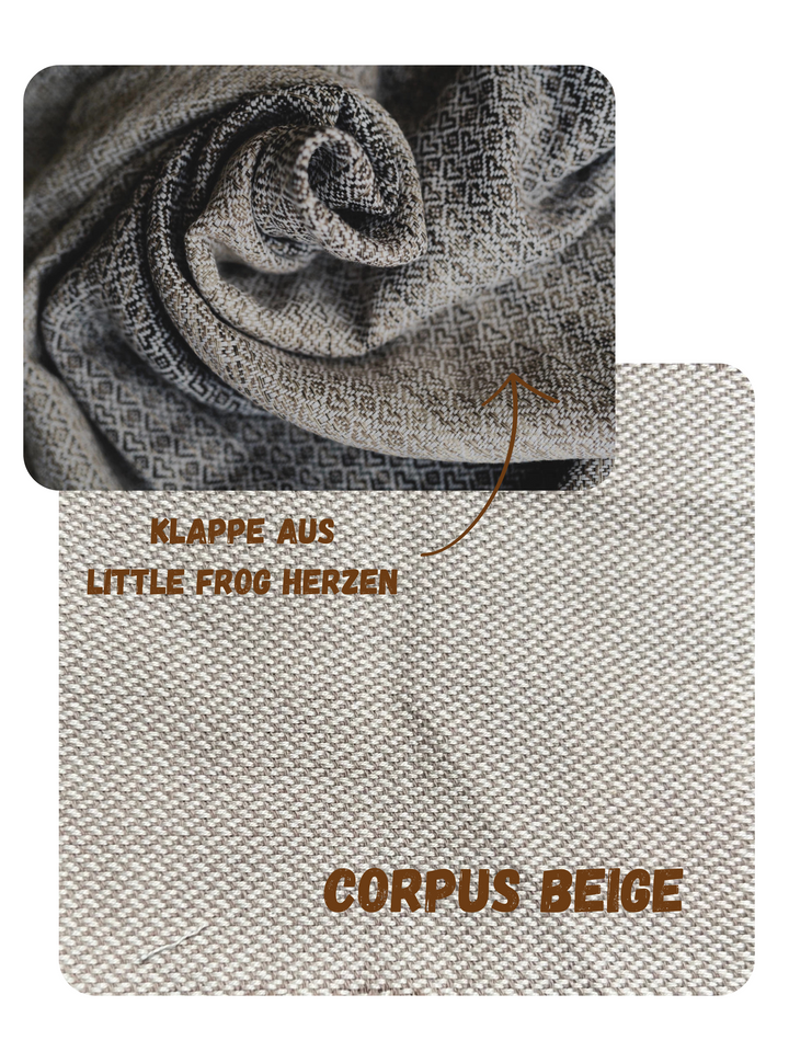 LieblingsTASCHE mit Little Frog Herztuch