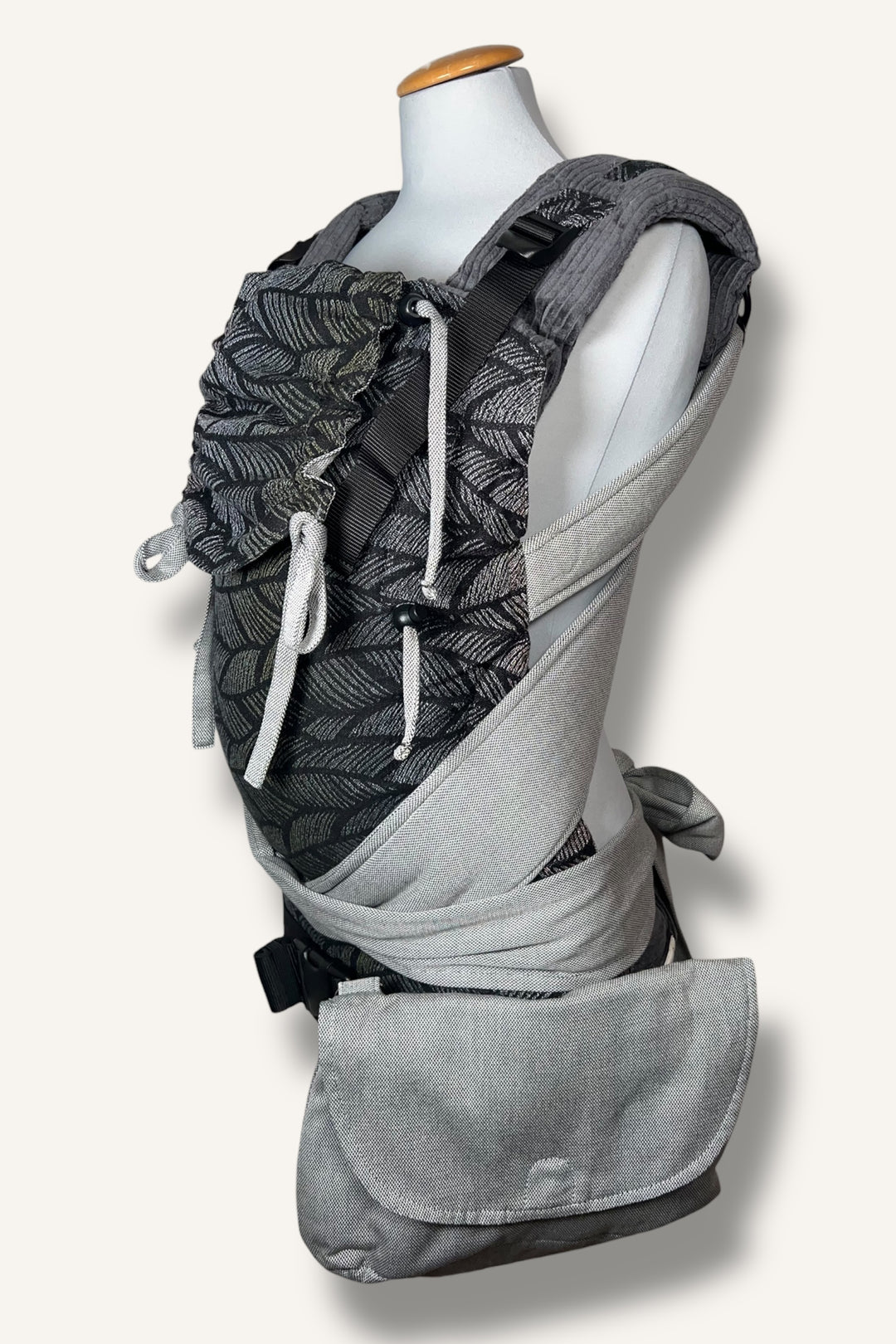 Federkind GRAY COLOUR Bundle - Trage, Tasche & Gurtschoner