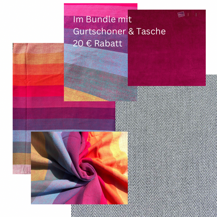 Bundle Trage, Tasche und Gurtschoner