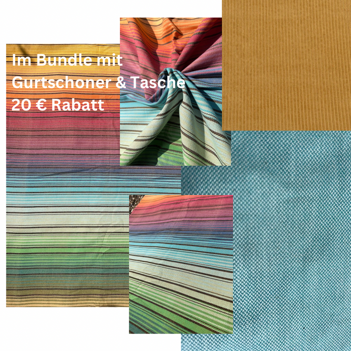 Bundle Trage, Tasche und Gurtschoner