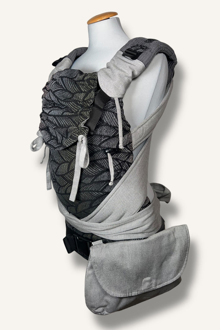 Federkind GRAY COLOUR Bundle - Trage, Tasche & Gurtschoner