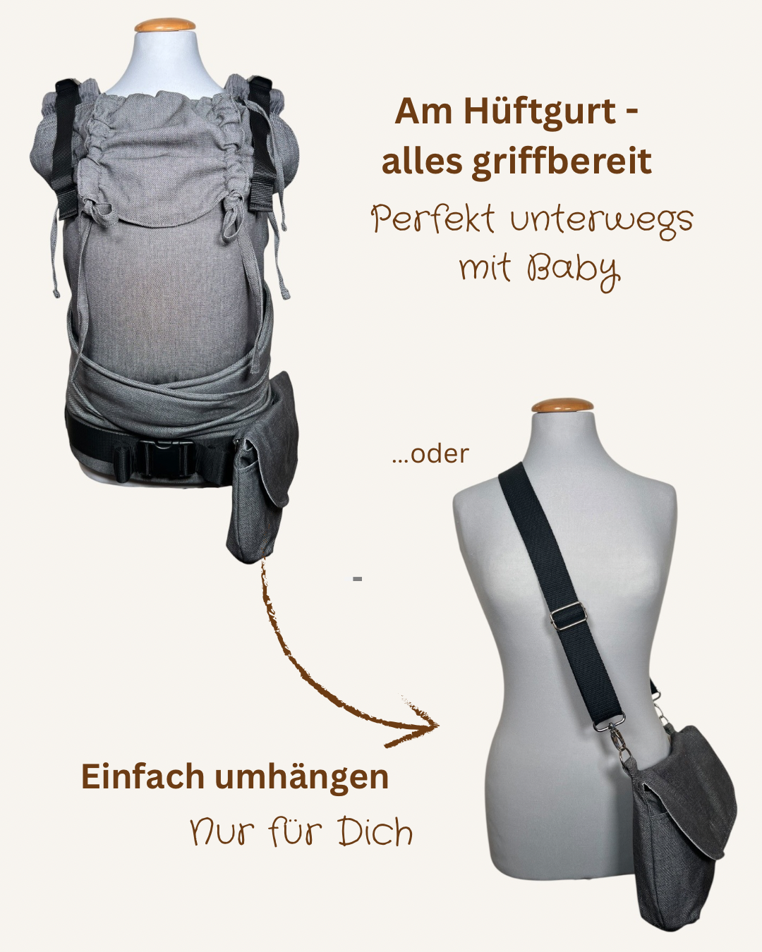 LieblingsTASCHE pure Grey