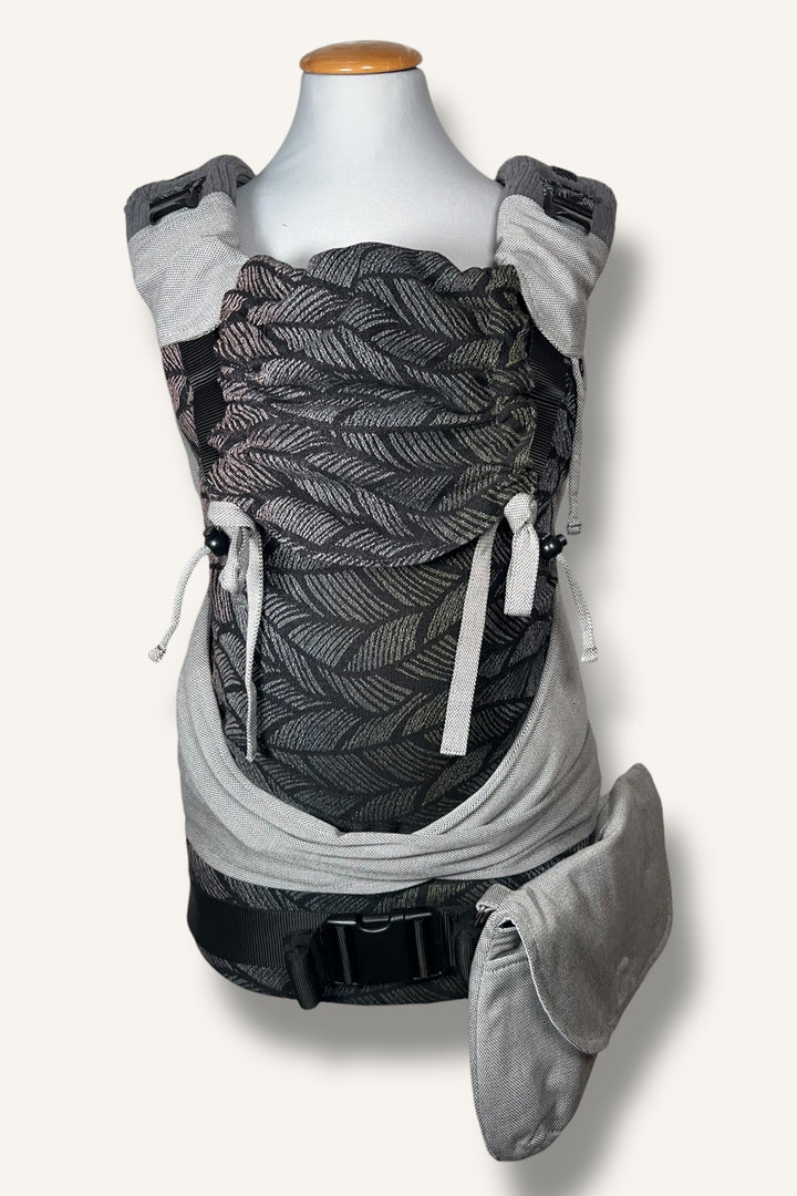 Federkind GRAY COLOUR Bundle - Trage, Tasche & Gurtschoner
