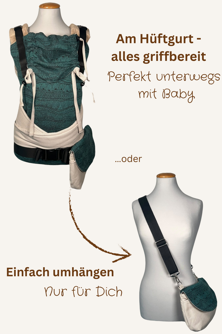 ✨ Nordwald Bundle – Trage, Tasche & Gurtschoner im Set ✨