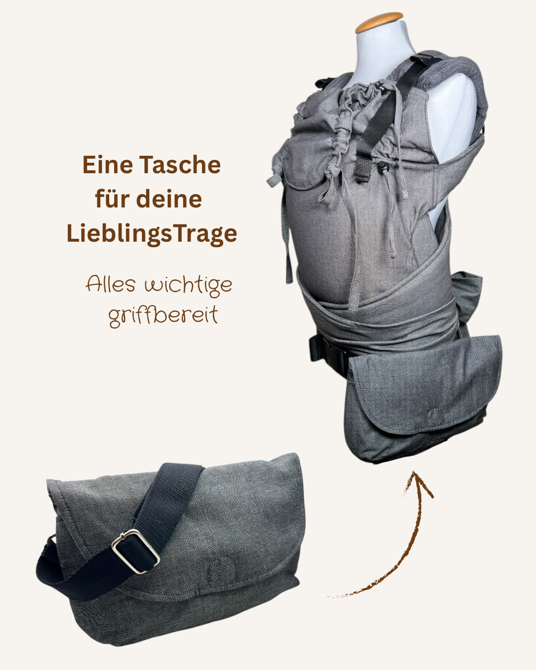 LieblingsTASCHE pure Grey