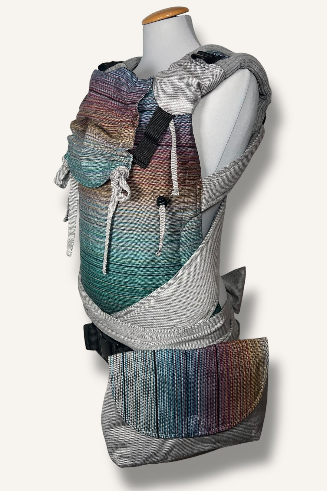 Regenbogenkind Bundle - Trage, Tasche & Gurtschoner im Set