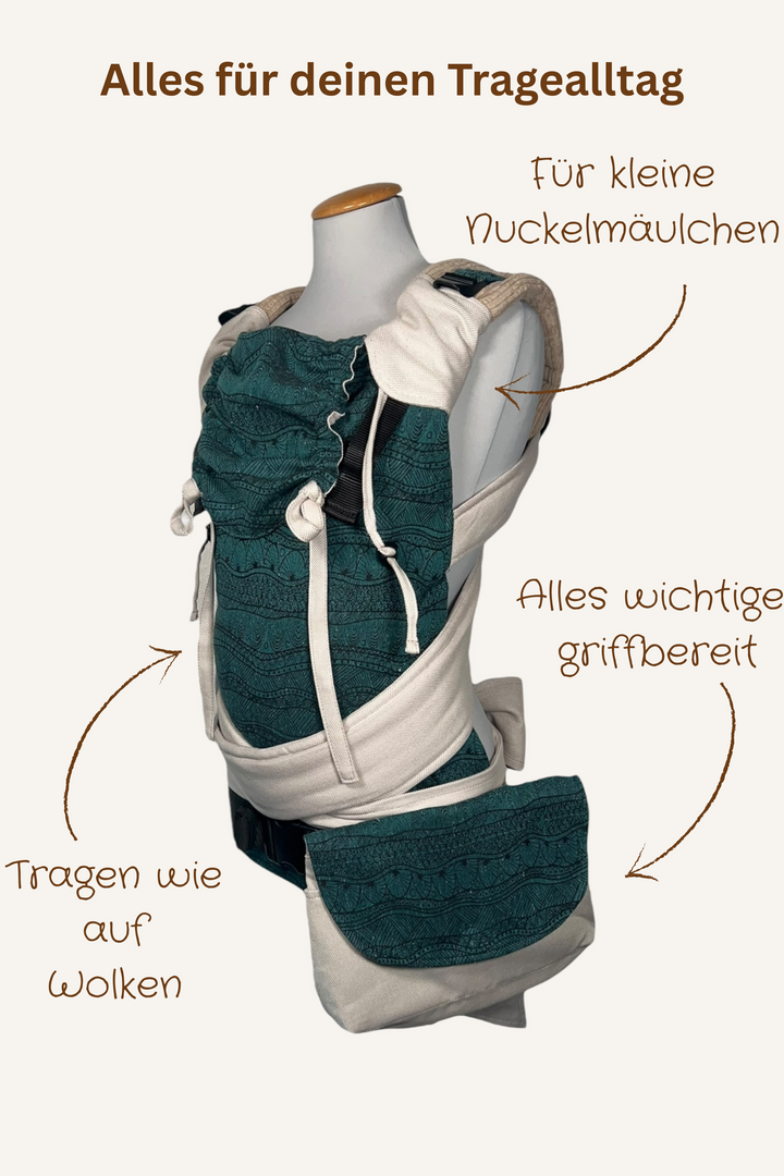 ✨ Nordwald Bundle – Trage, Tasche & Gurtschoner im Set ✨