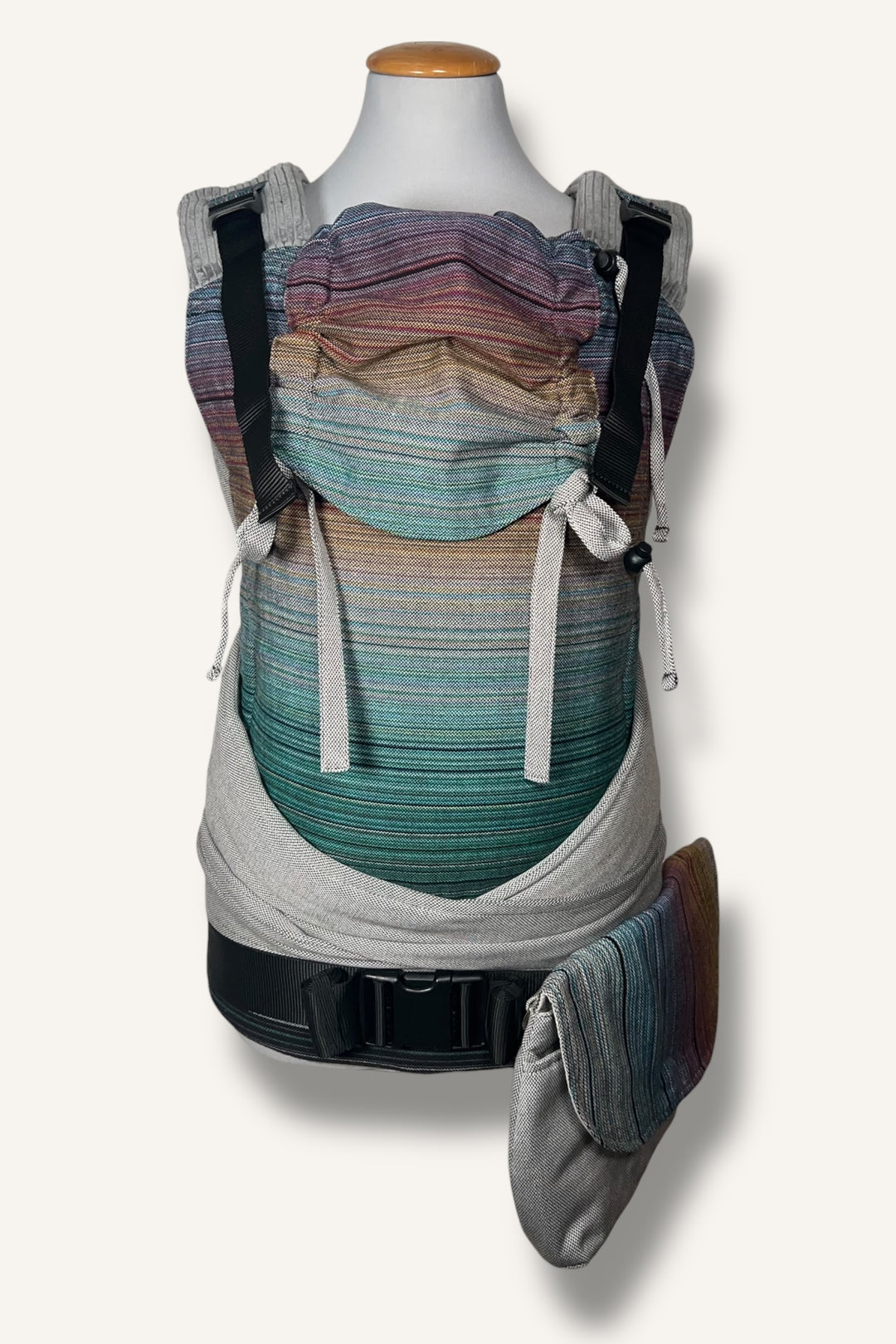 Regenbogenkind Bundle - Trage, Tasche & Gurtschoner im Set
