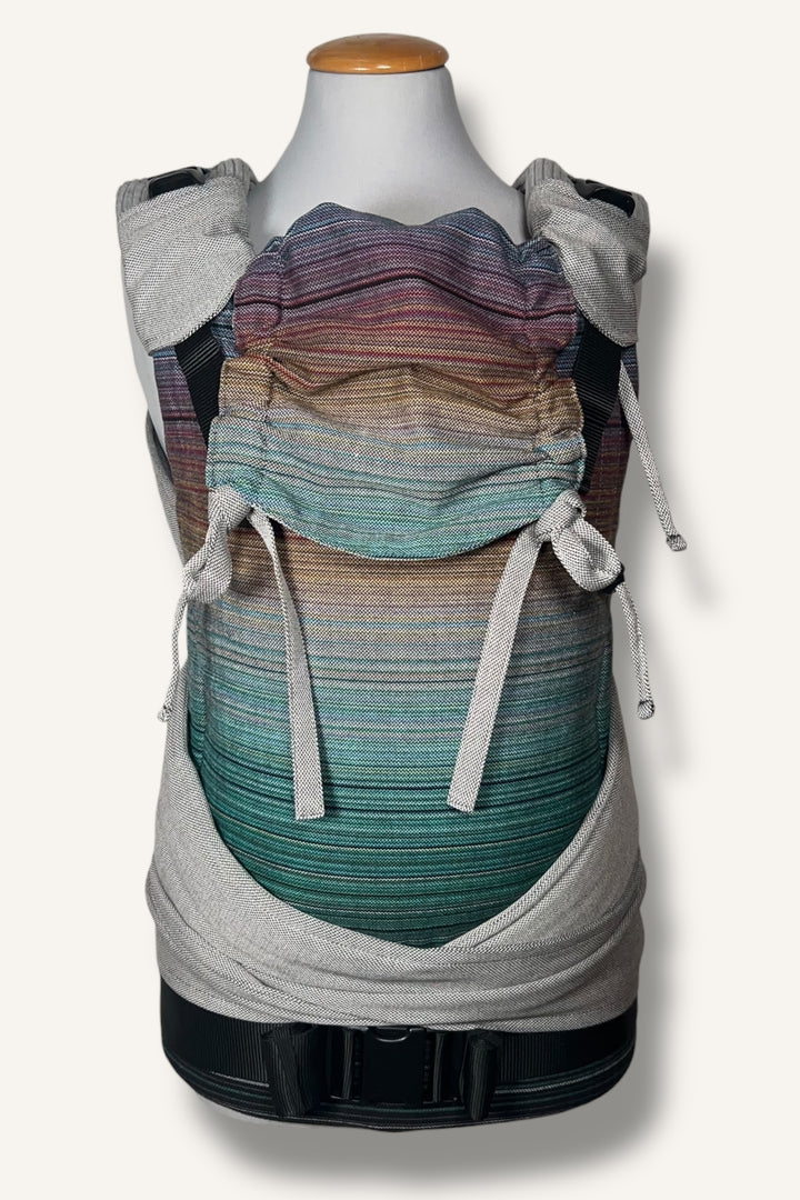Regenbogenkind Bundle - Trage, Tasche & Gurtschoner im Set