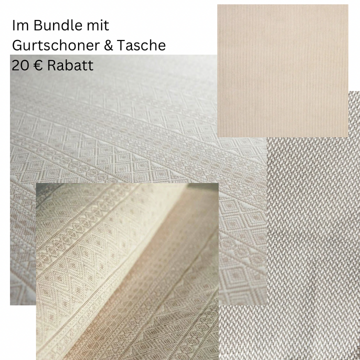 Bundle Trage, Tasche und Gurtschoner