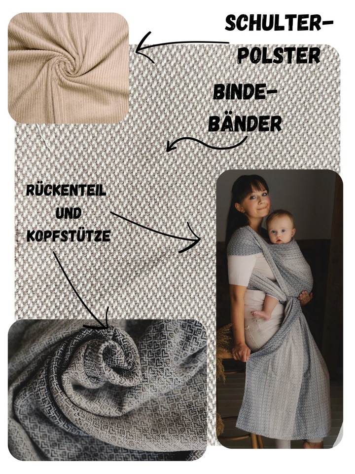 🚀VVK Easy im Bundle Little Frog Herzen ✨Kindgröße✨mit Tasche und Gurtschoner
