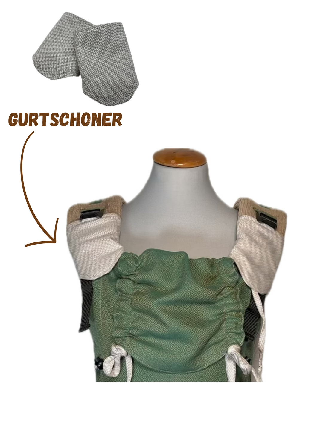 🚀VVK easy im Bundle Tannengrün ✨kindgröße✨mit Tasche und gurtschoner